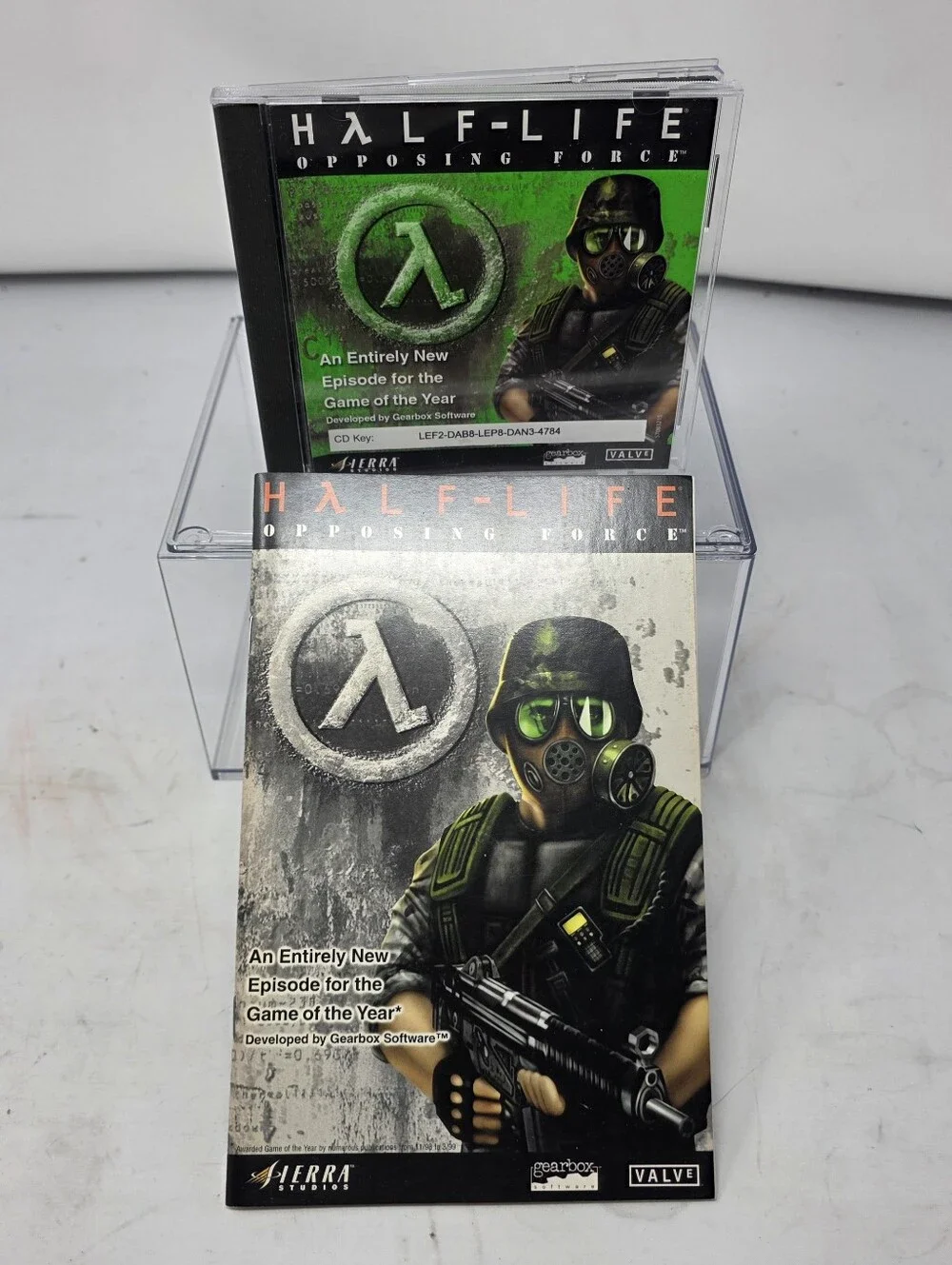 Half-Life: Opposing Force (PC, 1999) w/ Manual - Valve - CD Key - Vintage Games